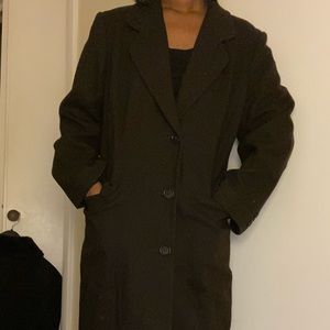 Long brown coat
